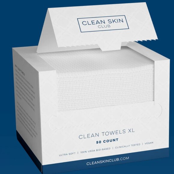 Clean Towels XL Clean Skin Club 50 count - Picture 1 of 6